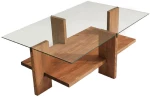 Τραπέζι Σαλονιού Babylon 552NOS1435 105x65x40cm Walnut