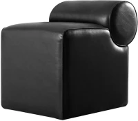 Σκαμπό Rohin Deri 209FLF1382 45x60x56cm Black