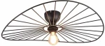 Φωτιστικό Οροφής - Πλαφονιέρα Chapeau R61451032 E27 15,4x60cm Black RL Lighting