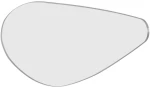 Καθρέπτης Τοίχου Britta 1430789 70x170cm Silver Mirrors & More Μέταλλο