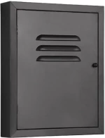 Κλειδοθήκη Alicia 2180102 23x5x28cm Black Mirrors & More Μέταλλο