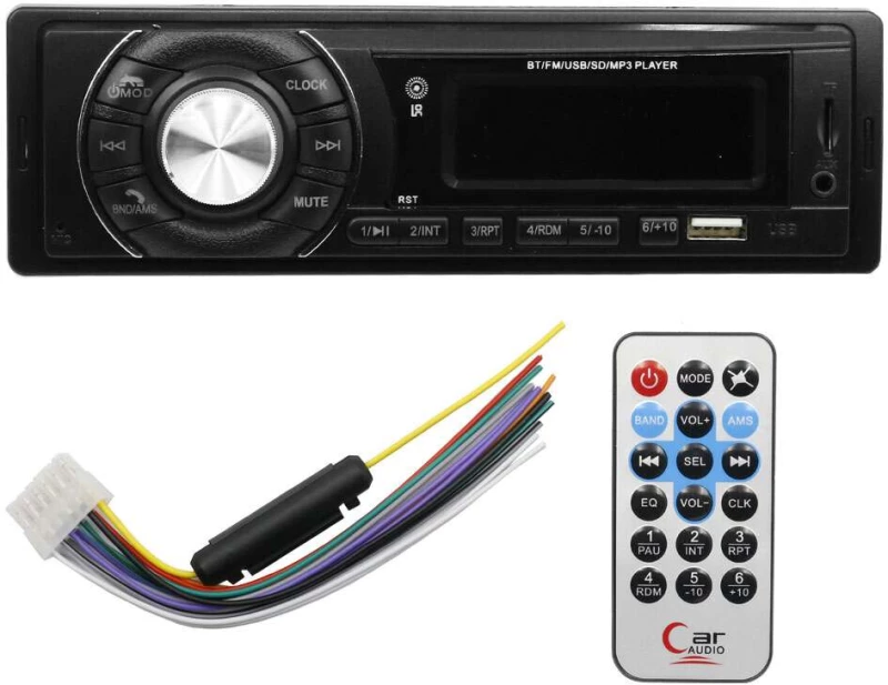 Ηχοσύστημα Αυτοκινήτου 1 DIN Bluetooth με Οθόνη USB - AUX - SD και Τηλεχειριστήριο MY-630