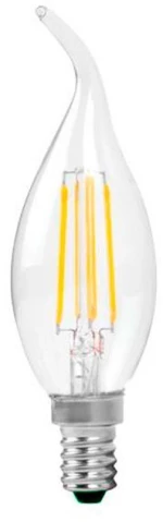 LED Λάμπα E14 4W 220V 800LM 2700K Filament C35