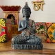 Γλυπτό Βούδα σε Θέση Προσευχής Vintage Praying Buddha 22cm