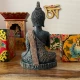Γλυπτό Βούδα σε Θέση Προσευχής Vintage Praying Buddha 22cm