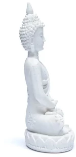 Γλυπτό Buddha που απεικονίζει Βούδα σε θέση Διαλογισμού 11cm