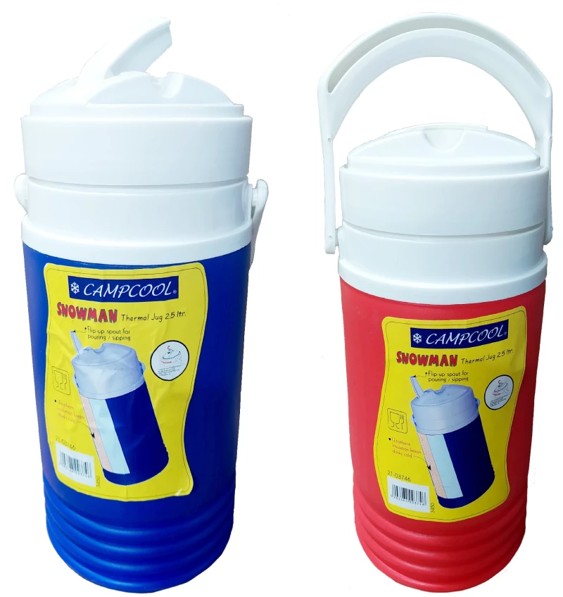 CAMPCOOL ΘΕΡΜΟΣ 2,5 Lt. ΜΕ ΒΡΥΣΑΚΙ + ΧΕΙΡΟΛΑΒΗ ΜΕΤΑΦΟΡΑΣ