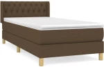 ΚΡΕΒΑΤΙ BOXSPRING ΜΕ ΣΤΡΩΜΑ ΣΚΟΥΡΟ ΚΑΦΕ 90X200 ΕΚ. ΥΦΑΣΜΑΤΙΝΟ 3130484