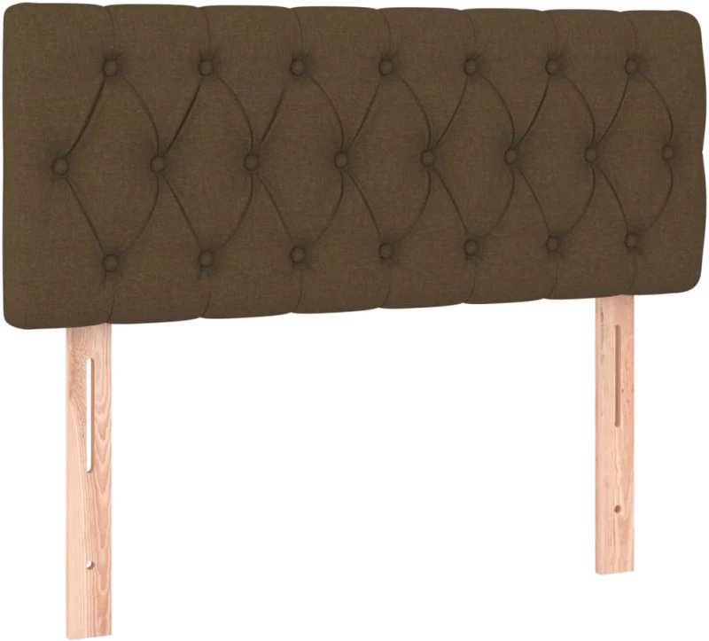 ΚΡΕΒΑΤΙ BOXSPRING ΜΕ ΣΤΡΩΜΑ ΣΚΟΥΡΟ ΚΑΦΕ 90X200 ΕΚ. ΥΦΑΣΜΑΤΙΝΟ 3130484