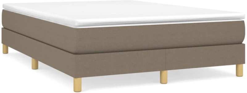 ΚΡΕΒΑΤΙ BOXSPRING ΜΕ ΣΤΡΩΜΑ TAUPE 140X200 ΕΚ. ΥΦΑΣΜΑΤΙΝΟ 3144179