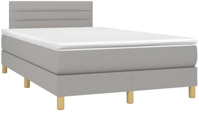 ΚΡΕΒΑΤΙ BOXSPRING ΜΕ ΣΤΡΩΜΑ & LED ΑΝ.ΓΚΡΙ 120X200 ΕΚ ΥΦΑΣΜΑΤΙΝΟ 3133781