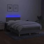 ΚΡΕΒΑΤΙ BOXSPRING ΜΕ ΣΤΡΩΜΑ & LED ΑΝ.ΓΚΡΙ 120X200 ΕΚ ΥΦΑΣΜΑΤΙΝΟ 3133781