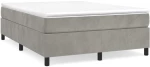 ΚΡΕΒΑΤΙ BOXSPRING ΜΕ ΣΤΡΩΜΑ ΑΝΟΙΧΤΟ ΓΚΡΙ 140X200 ΕΚ. ΒΕΛΟΥΔΙΝΟ 3144681