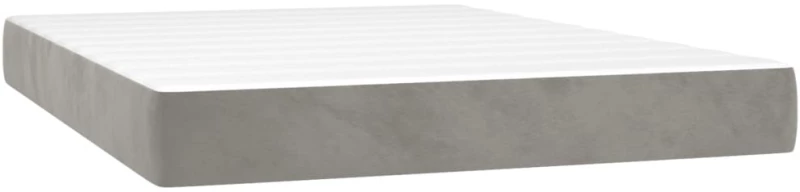 ΚΡΕΒΑΤΙ BOXSPRING ΜΕ ΣΤΡΩΜΑ ΑΝΟΙΧΤΟ ΓΚΡΙ 140X200 ΕΚ. ΒΕΛΟΥΔΙΝΟ 3144681