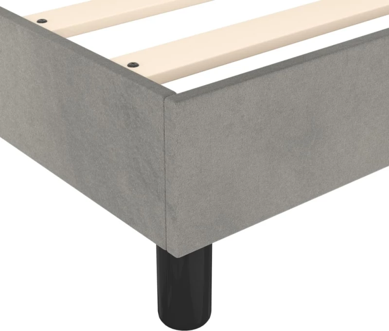 ΚΡΕΒΑΤΙ BOXSPRING ΜΕ ΣΤΡΩΜΑ ΑΝΟΙΧΤΟ ΓΚΡΙ 140X200 ΕΚ. ΒΕΛΟΥΔΙΝΟ 3144681