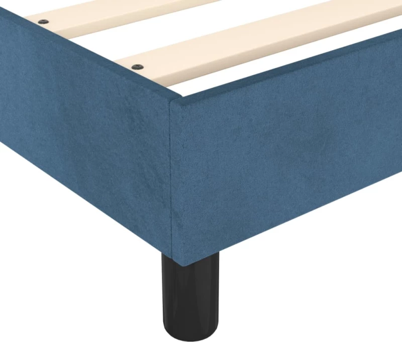 ΚΡΕΒΑΤΙ BOXSPRING ΜΕ ΣΤΡΩΜΑ ΣΚΟΥΡΟ ΜΠΛΕ 80 X 200 ΕΚ. ΒΕΛΟΥΔΙΝΟ 3144649