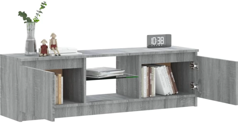 ΈΠΙΠΛΟ ΤΗΛΕΟΡΑΣΗΣ ΜΕ LED ΓΚΡΙ SONOMA 120X30X35,5 ΕΚ. 815709