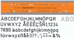STANDARDGRAPH ΣΤΕΝΣΙΛ ΓΡΑΜΜΑΤΩΝ ΑΓΓΛΙΚΑ 202/3.5mm