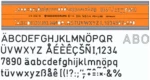 STANDARDGRAPH ΣΤΕΝΣΙΛ ΓΡΑΜΜΑΤΩΝ ΑΓΓΛΙΚΑ 203/2mm