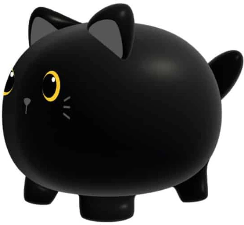 i-TOTAL ΚΟΥΜΠΑΡΑΣ XL2499 BLACK CAT ΠΛΑΣΤΙΚΟΣ 18x15x16cm
