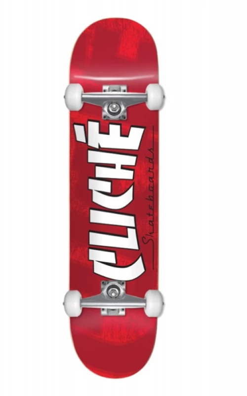 CLICHE Banco Yth FP Complete Skateboard 7' - Κόκκινο