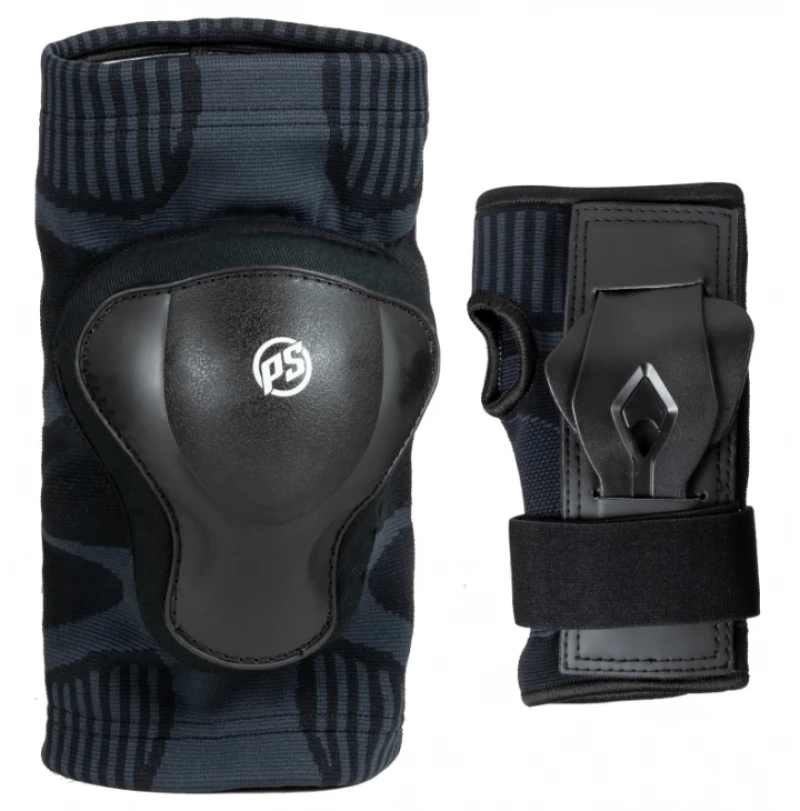 POWERSLIDE Onesie Men Dual Set Προστατευτικά ενηλίκων - Μαύρο/Γκρι