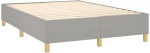 ΚΡΕΒΑΤΙ BOXSPRING ΜΕ ΣΤΡΩΜΑ ΑΝΟΙΧΤΟ ΓΚΡΙ 140X190 ΕΚ. ΥΦΑΣΜΑΤΙΝΟ 3144514