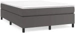 ΠΛΑΙΣΙΟ ΚΡΕΒΑΤΙΟΥ BOXSPRING ΓΚΡΙ 140X190 ΕΚ. ΣΥΝΘΕΤΙΚΟ ΔΕΡΜΑ 3121045