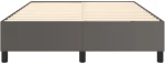 ΠΛΑΙΣΙΟ ΚΡΕΒΑΤΙΟΥ BOXSPRING ΓΚΡΙ 140X190 ΕΚ. ΣΥΝΘΕΤΙΚΟ ΔΕΡΜΑ 3121045