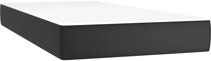 ΚΡΕΒΑΤΙ BOXSPRING ΜΕ ΣΤΡΩΜΑ & LED ΜΑΥΡΟ 80X200 ΕΚ. ΣΥΝΘ. ΔΕΡΜΑ 3134189
