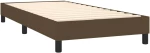 ΚΡΕΒΑΤΙ BOXSPRING ΜΕ ΣΤΡΩΜΑ ΣΚΟΥΡΟ ΚΑΦΕ 90X200 ΕΚ. ΥΦΑΣΜΑΤΙΝΟ 3140188