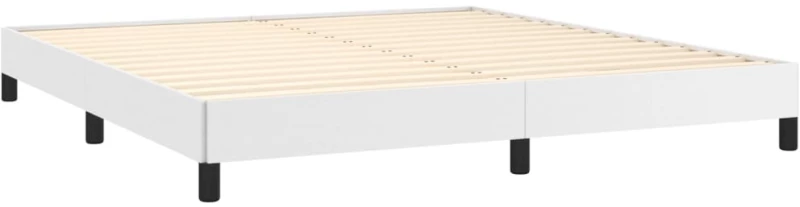 ΠΛΑΙΣΙΟ ΚΡΕΒΑΤΙΟΥ ΛΕΥΚΟ 180X200 ΕΚ. ΑΠΟ ΣΥΝΘΕΤΙΚΟ ΔΕΡΜΑ 346917