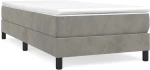 ΚΡΕΒΑΤΙ BOXSPRING ΜΕ ΣΤΡΩΜΑ ΑΝΟΙΧΤΟ ΓΚΡΙ 90X200 ΕΚ. ΒΕΛΟΥΔΙΝΟ 3144309