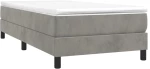 ΠΛΑΙΣΙΟ ΚΡΕΒΑΤΙΟΥ BOXSPRING ΑΝΟΙΧΤΟ ΓΚΡΙ 90X190 ΕΚ. ΒΕΛΟΥΔΙΝΟ 3120742