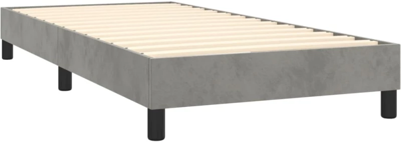 ΠΛΑΙΣΙΟ ΚΡΕΒΑΤΙΟΥ BOXSPRING ΑΝΟΙΧΤΟ ΓΚΡΙ 90X190 ΕΚ. ΒΕΛΟΥΔΙΝΟ 3120742