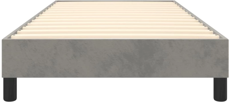 ΠΛΑΙΣΙΟ ΚΡΕΒΑΤΙΟΥ BOXSPRING ΑΝΟΙΧΤΟ ΓΚΡΙ 90X190 ΕΚ. ΒΕΛΟΥΔΙΝΟ 3120742