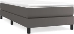 ΠΛΑΙΣΙΟ ΚΡΕΒΑΤΙΟΥ BOXSPRING ΓΚΡΙ 90X190 ΕΚ. ΣΥΝΘΕΤΙΚΟ ΔΕΡΜΑ 3120674