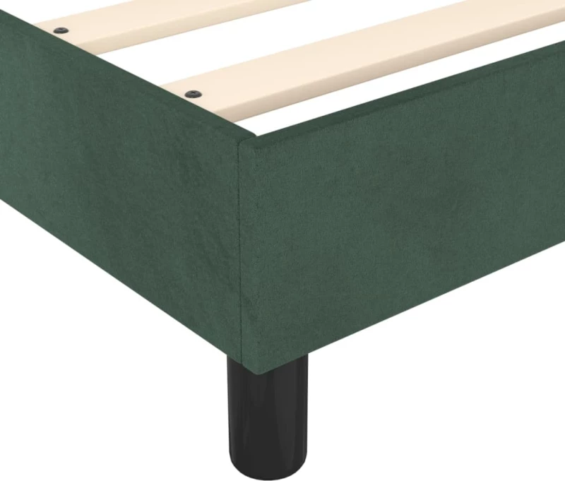 ΚΡΕΒΑΤΙ BOXSPRING ΜΕ ΣΤΡΩΜΑ ΣΚΟΥΡΟ ΠΡΑΣΙΝΟ 100X200ΕΚ. ΒΕΛΟΥΔΙΝΟ 3144318