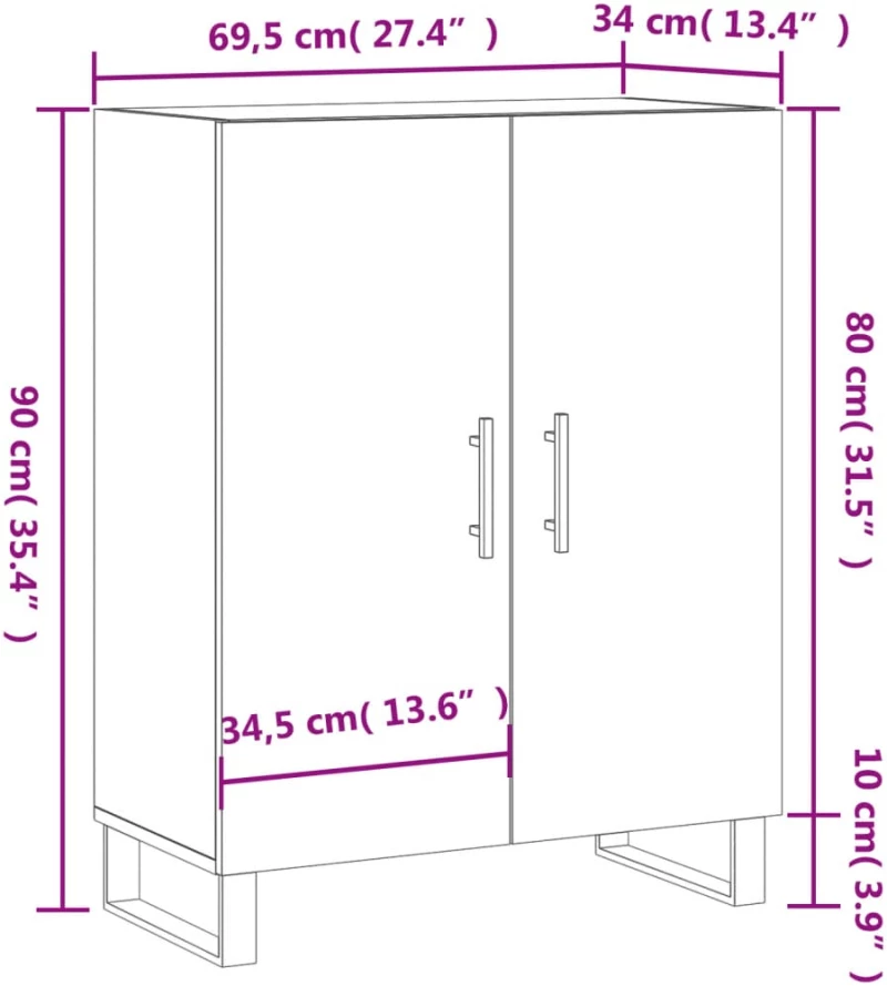 ΝΤΟΥΛΑΠΙ ΚΑΠΝΙΣΤΗ ΔΡΥΣ 69,5 X 34 X 90 ΕΚ. ΕΠΕΞΕΡΓΑΣΜΕΝΟ ΞΥΛΟ 827753