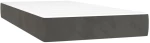 ΚΡΕΒΑΤΙ BOXSPRING ΜΕ ΣΤΡΩΜΑ ΣΚΟΥΡΟ ΓΚΡΙ 200X200 ΕΚ. ΒΕΛΟΥΔΙΝΟ 3129472