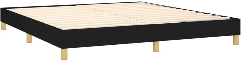 ΚΡΕΒΑΤΙ BOXSPRING ΜΕ ΣΤΡΩΜΑ & LED ΜΑΥΡΟ 180X200 ΕΚ. ΥΦΑΣΜΑΤΙΝΟ 3133735