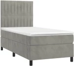 ΚΡΕΒΑΤΙ BOXSPRING ΜΕ ΣΤΡΩΜΑ & LED ΑΝ.ΓΚΡΙ 90X200 ΕΚ. ΒΕΛΟΥΔΙΝΟ 3136221
