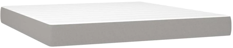 ΚΡΕΒΑΤΙ BOXSPRING ΜΕ ΣΤΡΩΜΑ ΑΝΟΙΧΤΟ ΓΚΡΙ 180X200 ΕΚ. ΥΦΑΣΜΑΤΙΝΟ 3140633