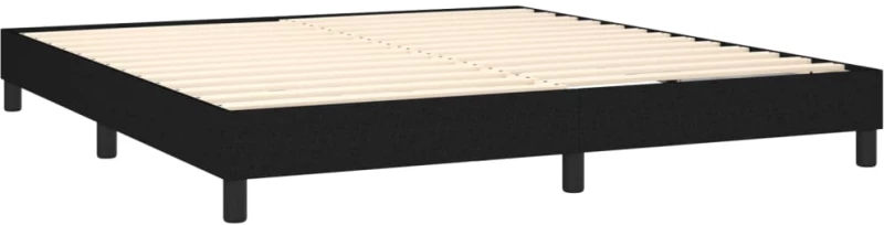 ΚΡΕΒΑΤΙ BOXSPRING ΜΕ ΣΤΡΩΜΑ & LED ΜΑΥΡΟ 180X200 ΕΚ. ΥΦΑΣΜΑΤΙΝΟ 3133335
