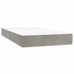 ΚΡΕΒΑΤΙ BOXSPRING ΜΕ ΣΤΡΩΜΑ ΑΝΟΙΧΤΟ ΓΚΡΙ 200X200 ΕΚ. ΒΕΛΟΥΔΙΝΟ 3132939
