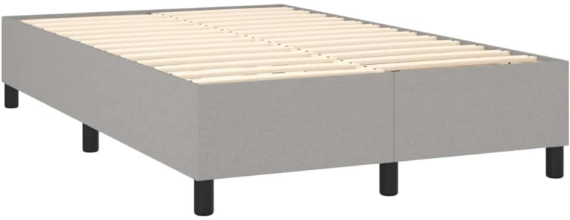 ΚΡΕΒΑΤΙ BOXSPRING ΜΕ ΣΤΡΩΜΑ ΑΝΟΙΧΤΟ ΓΚΡΙ 120X200 ΕΚ. ΥΦΑΣΜΑΤΙΝΟ 3141681