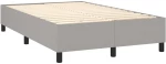 ΚΡΕΒΑΤΙ BOXSPRING ΜΕ ΣΤΡΩΜΑ ΑΝΟΙΧΤΟ ΓΚΡΙ 120X200 ΕΚ. ΥΦΑΣΜΑΤΙΝΟ 3141681