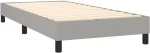 ΚΡΕΒΑΤΙ BOXSPRING ΜΕ ΣΤΡΩΜΑ ΑΝΟΙΧΤΟ ΓΚΡΙ 90X200 ΕΚ. ΥΦΑΣΜΑΤΙΝΟ 3129521