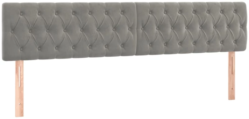 ΚΡΕΒΑΤΙ BOXSPRING ΜΕ ΣΤΡΩΜΑ ΑΝΟΙΧΤΟ ΓΚΡΙ 200X200 ΕΚ. ΒΕΛΟΥΔΙΝΟ 3127691
