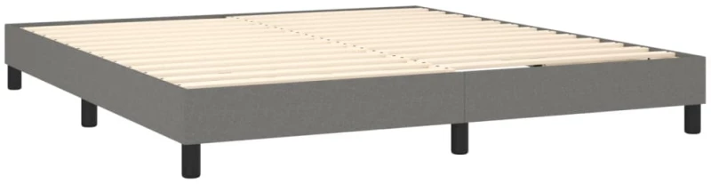 ΚΡΕΒΑΤΙ BOXSPRING ΜΕ ΣΤΡΩΜΑ & LED ΣΚ.ΓΚΡΙ 160X200 ΕΚ ΥΦΑΣΜΑΤΙΝΟ 3133406